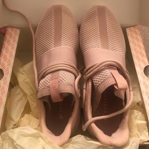Brand new baby pink sneakers. Size 9.